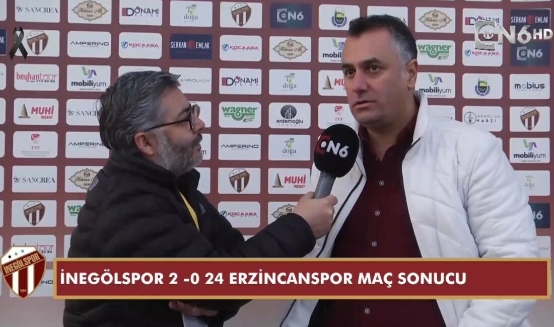 Bülent Akan: “Çok üzüldük Ankaragücü Başkanı’nın yaptığından dolayı ama bu hakemler hak ediyor demek ki” 24 ERZİNCANSPOR TEKNİK DİREKTÖRÜ BÜLENT AKAN, İNEGÖLSPOR MAÇININ HAKEMİ HAKEMİ