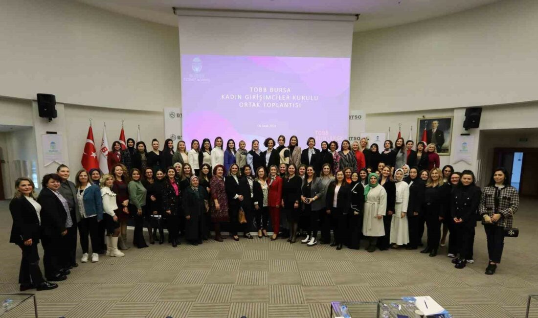 Bursa’da kadınların iş gücüne katılımı, Türkiye ortalamasının üzerinde BURSA TİCARET BORSASI KOORDİNATÖRLÜĞÜNDE FAALİYETLERİNİ SÜRDÜREN TOBB BURSA İL KADIN