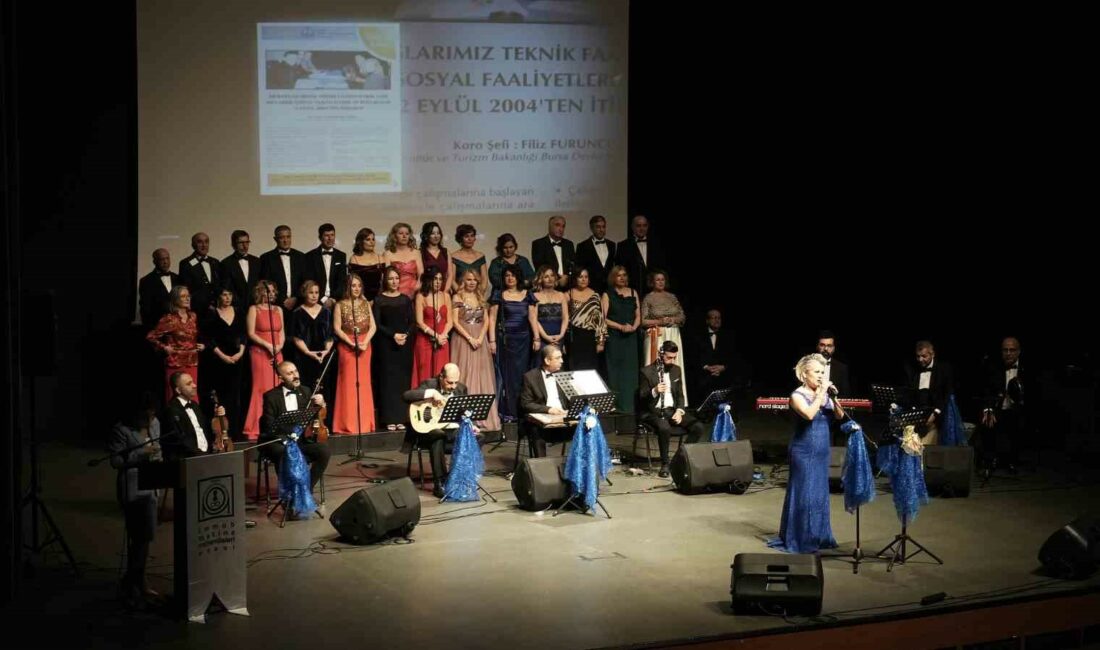 Bursa’da sanatseverlere unutulmaz konser TMMOB MAKİNA MÜHENDİSLERİ ODASI BURSA ŞUBESİ TÜRK SANAT MÜZİĞİ KOROSU