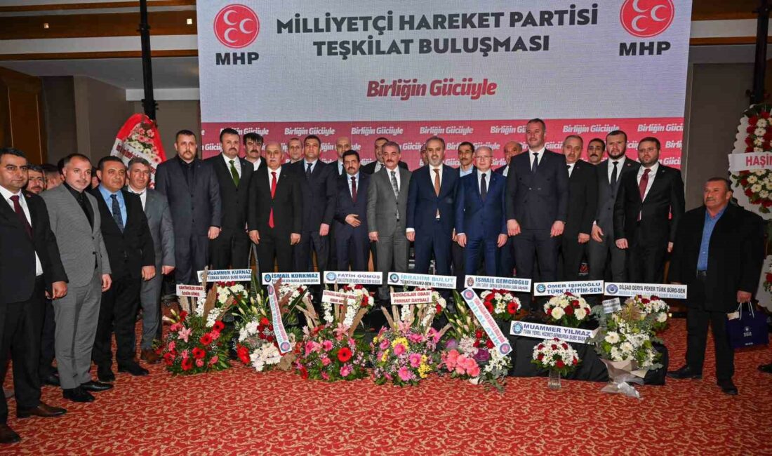 Cumhur İttifakı Bursa’da hedefe kitlendi MİLLİYETÇİ HAREKET PARTİSİ BURSA İL BAŞKANLIĞI TARAFINDAN DÜZENLENEN TEŞKİLAT BULUŞMASI,