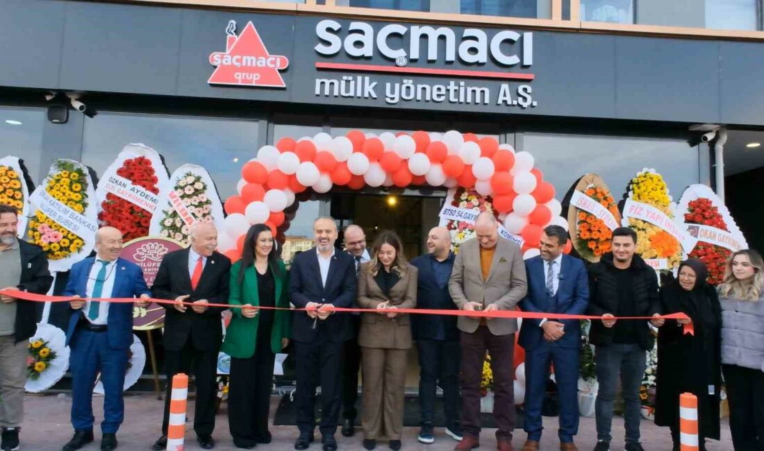 YENİ YÖNETİM ŞİRKETİNİN AÇILIŞINI BURSA BÜYÜKŞEHİR BELEDİYE BAŞKANI ALİNUR AKTAŞ