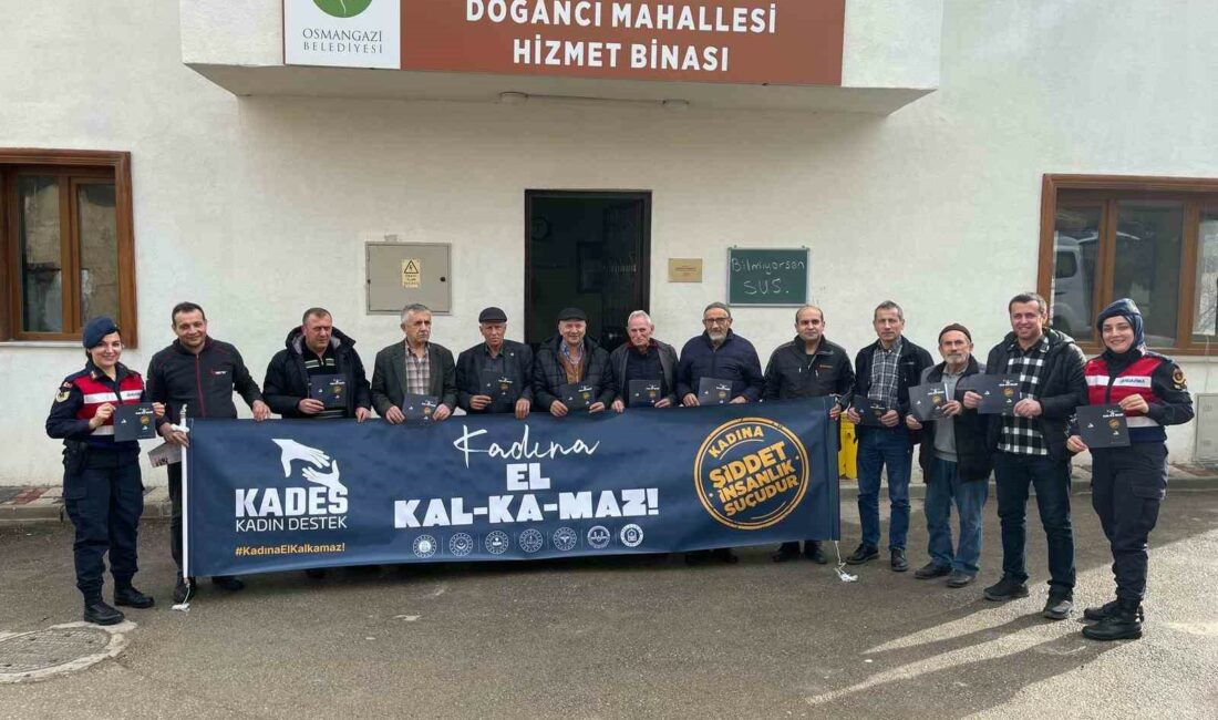 Jandarma KADES ile şiddete ’dur’ dedi BURSA İL JANDARMA KOMUTANLIĞI PERSONELLERİ KADES İLE ŞİDDETE 'DUR' DİYEREK