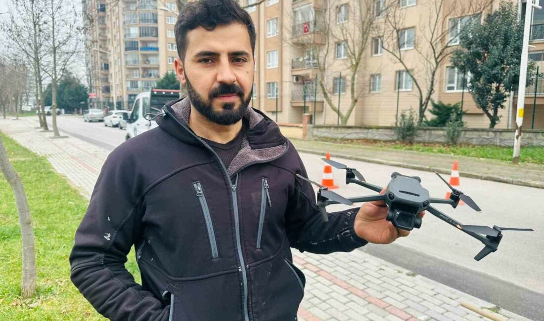 Kaybolan dronun sahibi bulundu BURSA'DA YOL KENARINDA YAKLAŞIK PİYASA DEĞERİ 80 BİN LİRA OLAN