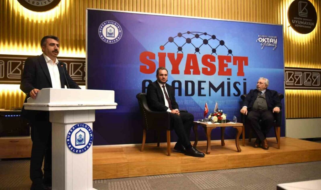 Yıldırım Siyaset Akademisi başladı YILDIRIM BELEDİYESİ, SİYASET AKADEMİSİ’NİN STARTINI VERDİ. MÜMİNE ŞEREMET UYUMAYAN KÜTÜPHANESİ
