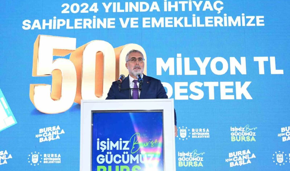 Bakan Işıkhan: “2024 yılını ‘Emekliler Yılı’ olarak ilan ettik” BURSA BÜYÜKŞEHİR BELEDİYESİ, 2024 YILINDA DEVREYE ALACAĞI GIDA, GİYİM, KIRTASİYE