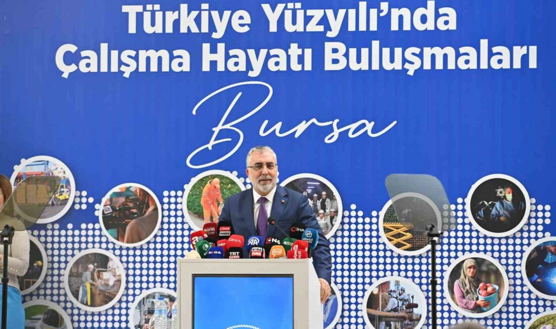 Bakan Işıkhan: “Son 22 yılın en düşük işsizlik oranına ulaşacağımızı öngörmekteyiz” BURSA BÜYÜKŞEHİR BELEDİYESİ TARAFINDAN ÇALIŞMA VE SOSYAL GÜVENLİK BAKANI VEDAT