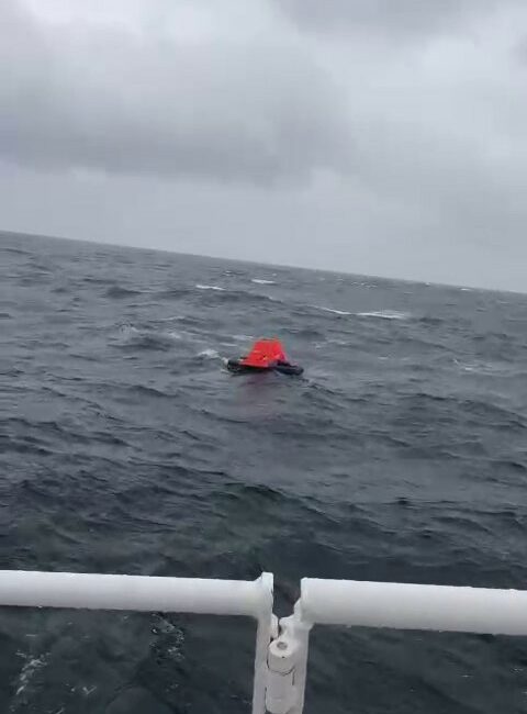 MARMARA DENİZİ'NDE İMRALI ADASI'NIN GÜNEYİNDE BATAN KURU YÜK GEMİSİNİN MERMER