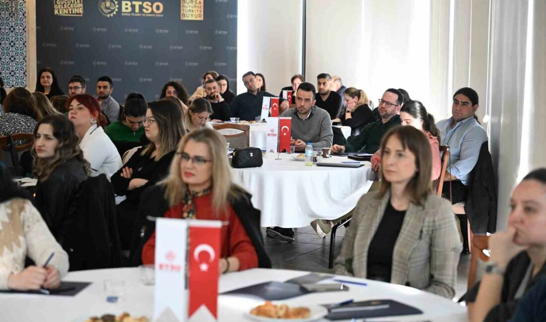 BTSO TAM’da akreditasyon eğitimleri başladı TÜRKİYE ODALAR VE BORSALAR BİRLİĞİ (TOBB) KOORDİNASYONUNDA, BURSA TİCARET VE