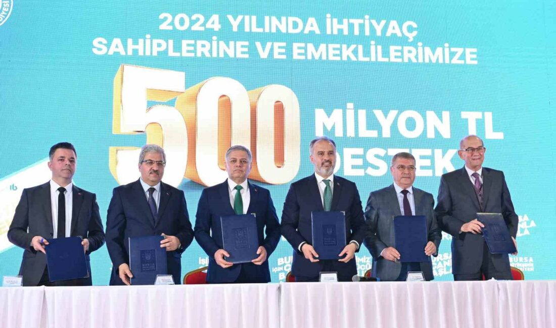 Bursa Büyükşehir’den 500 Milyon TL’lik can suyu BÜYÜKŞEHİR’DEN 500 MİLYON TL’LİK CAN SUYU