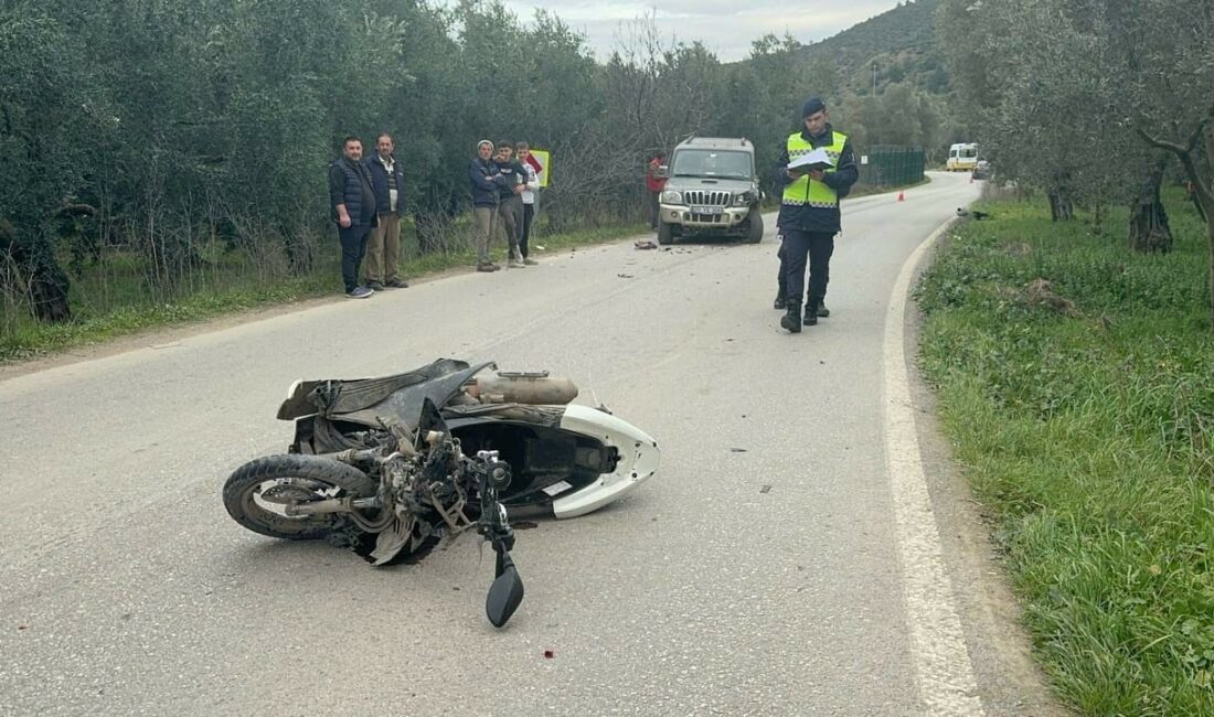 Bursa’da cipe çarpan motosiklet sürücüsü öldü Bursa’nın İznik ilçesinde, motosikletle cipe çarpam sürücü öldü.