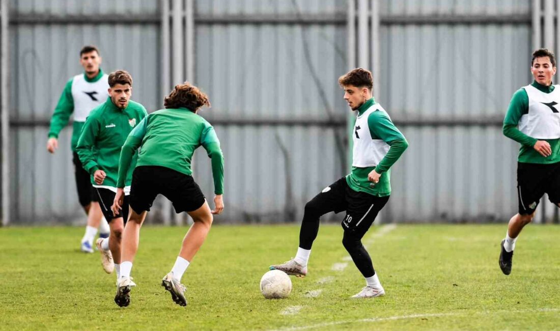 BURSASPOR'DA ANKARA DEMİRSPOR MAÇI HAZIRLIKLARI DEVAM EDİYOR.
