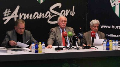 Bursaspor Başkanı Sinan Bür, "Bursaspor önce ayağa kalkacak, sonra koşacak”