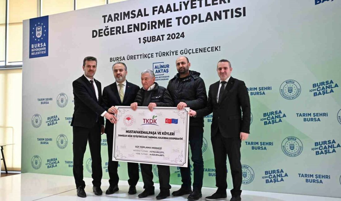Bursa Büyükşehir Belediye Başkanı Alinur Aktaş, belediyenin 2024-2029 tarım vizyonunu