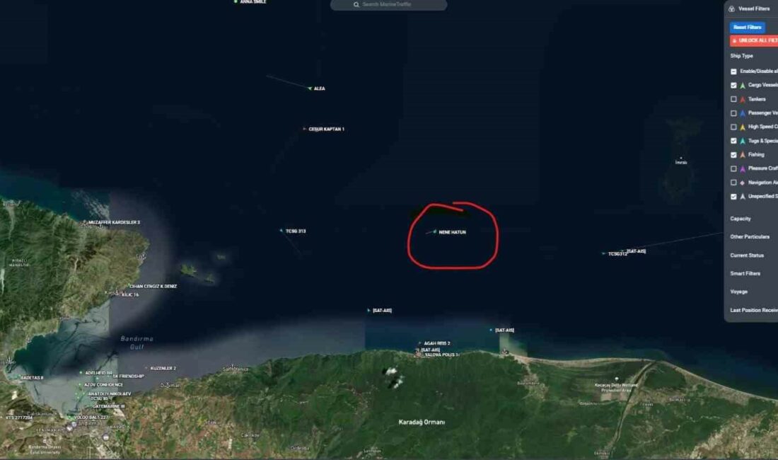 Kayıp mürettebatı ’Nene Hatun’ gemisi arayacak Bursa’nın Karacabey ilçesi açıklarında batan geminin kayıp mürettebatını “Nene Hatun”