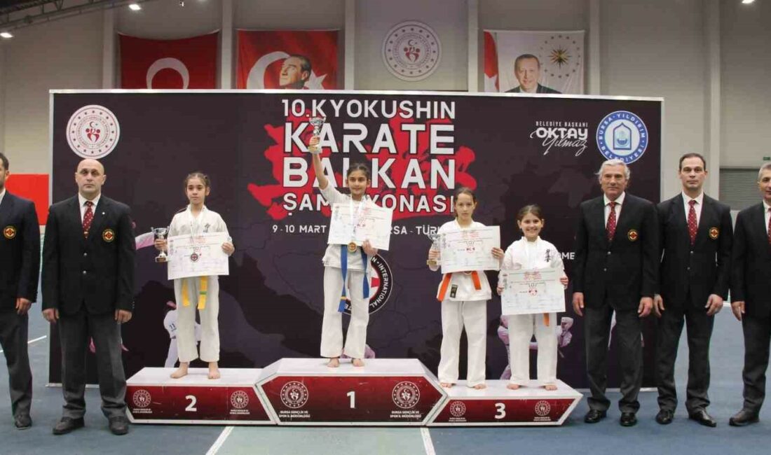 YILDIRIM BELEDİYESPORLU SPORCULAR, 10’UNCU BALKAN KYOKUSHİN KARATE ŞAMPİYONASI’NDA 6 ALTIN,