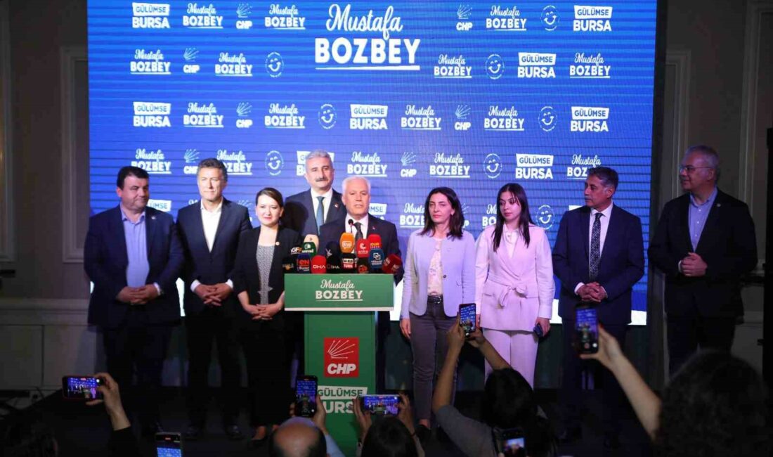 Bozbey: “Açılan yüzde 28 sandıkta 15 puan öndeyiz” BURSA BÜYÜKŞEHİR BELEDİYE BAŞKAN ADAYI MUSTAFA BOZBEY, “BİZİM ALDIĞIMIZ SON