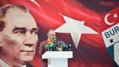 BURSASPOR KULÜBÜ, ALİNUR AKTAŞ İÇİN TEŞEKKÜR MESAJI YAYIMLADI.