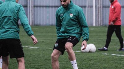 BURSASPOR'DA KIRŞEHİR FSK MAÇI HAZIRLIKLARI BUGÜN YAPILAN İDMANLA BAŞLADI.