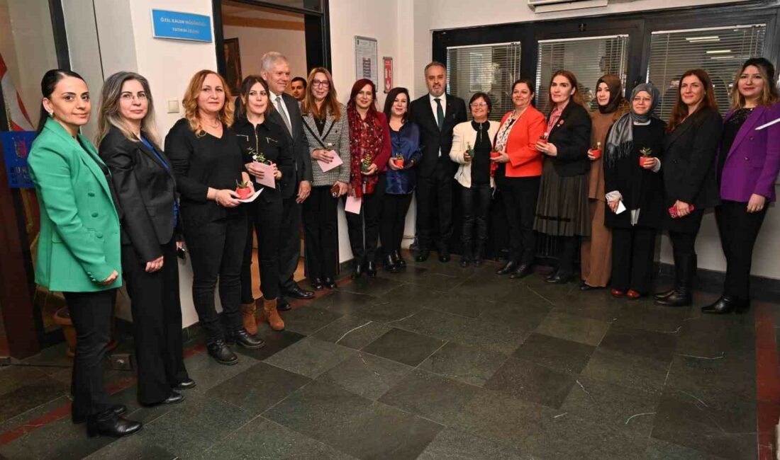 BUSKİ’de Kadınlar Günü buluşması BURSA BÜYÜKŞEHİR BELEDİYE BAŞKANI ALİNUR AKTAŞ, 8 MART DÜNYA KADINLAR