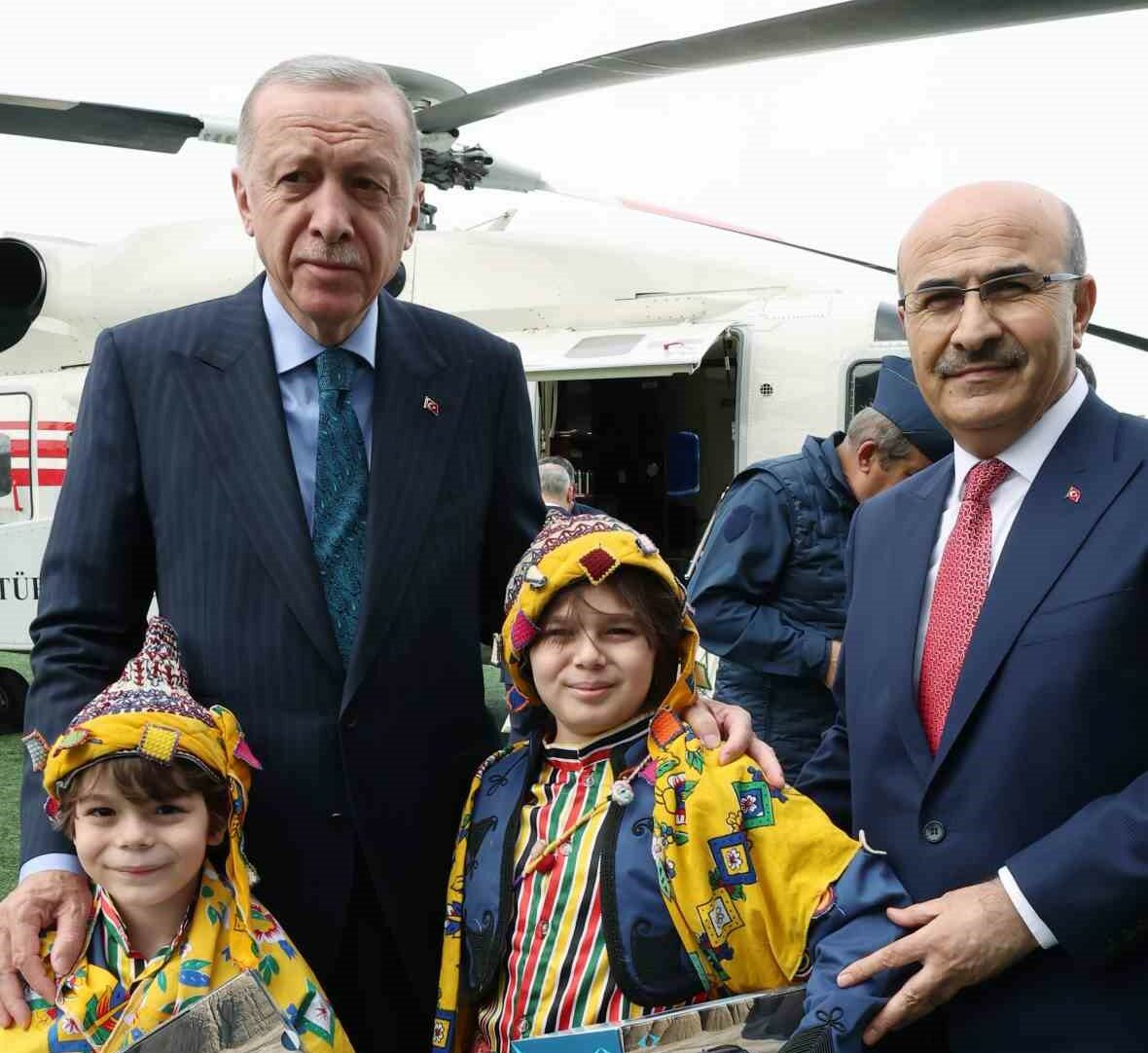 Cumhurbaşkanı Recep Tayyip Erdoğan, miting için Bursa'ya geldi.