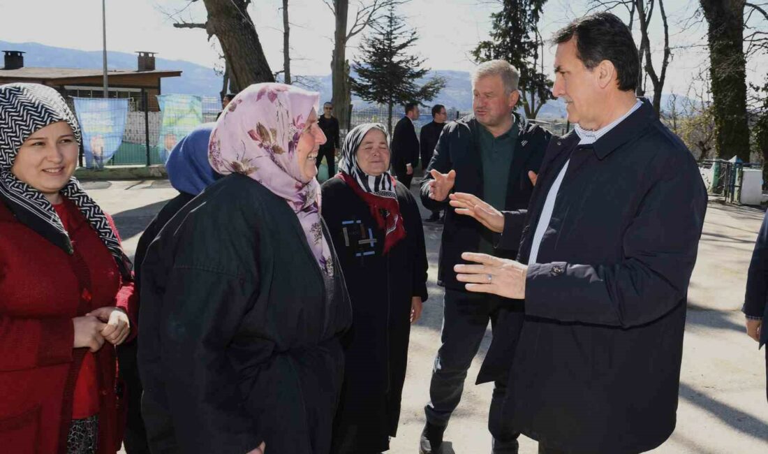 Dağ köylerinde Dündar rüzgarı esti OSMANGAZİ BELEDİYE BAŞKANI MUSTAFA DÜNDAR, ZİYARET ETTİĞİ DOĞANCI, DAĞAKÇA, TUZAKLI,