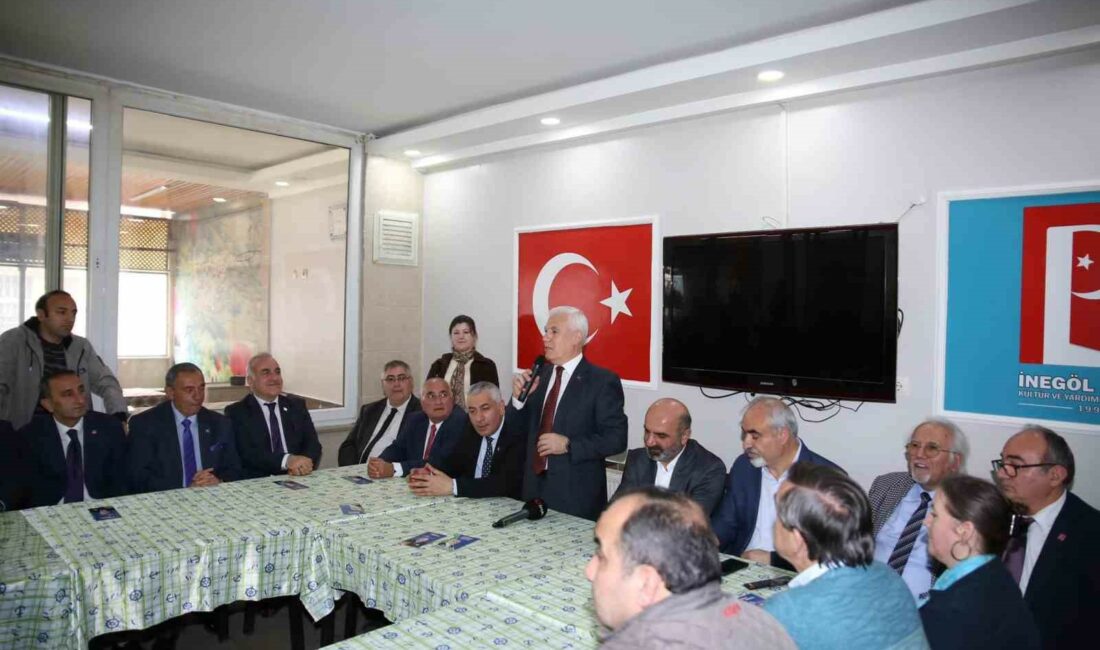 BURSA BÜYÜKŞEHİR BELEDİYE BAŞKAN ADAYI MUSTAFA BOZBEY, “İNEGÖL’ÜN SANAYİ İLE