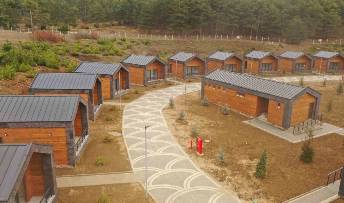 Orhaneli Gençlik Kampı’nda sona doğru BURSA'NIN ORHANELİ İLÇESİNDE BULUNAN GÖYNÜKBELEN MAHALLESİ GÖLCÜK YAYLASINDA İNŞASI DEVAM