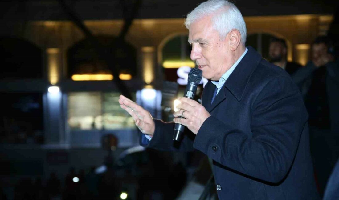 Yıldırım Mesken’de Bozbey coşkusu BURSA BÜYÜKŞEHİR BELEDİYE BAŞKAN ADAYI MUSTAFA BOZBEY, YILDIRIM İLÇESİ MESKEN