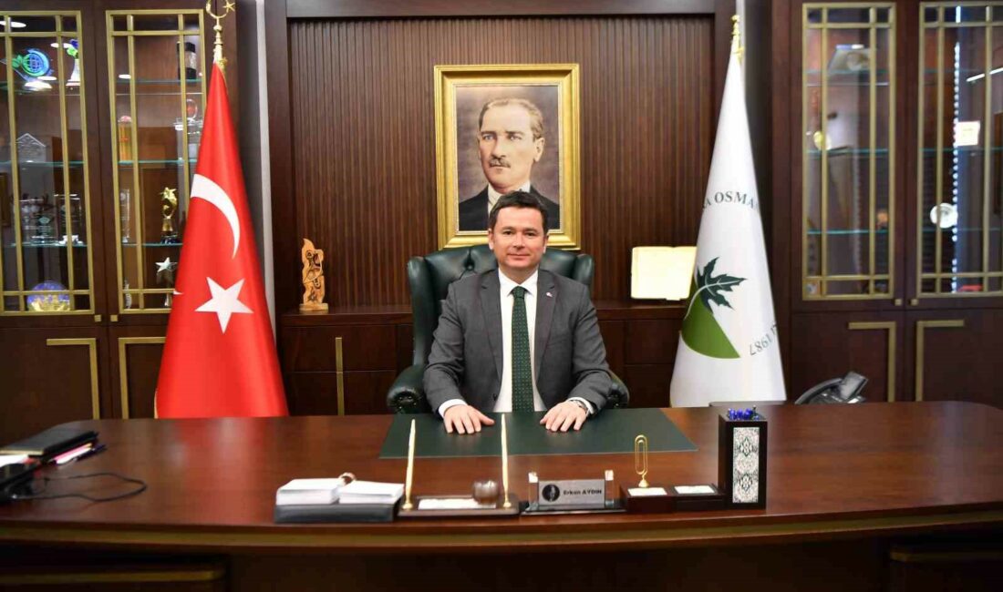 Erkan Aydın’dan bayram mesajı OSMANGAZİ BELEDİYE BAŞKANI ERKAN AYDIN, YAYINLADIĞI MESAJLA VATANDAŞLARIN RAMAZAN BAYRAMI’NI