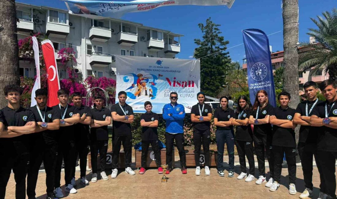 Bursa Büyükşehir Belediyesporlu kanocular Muğla’da 12 madalya 1 kupa kazandı MUĞLA’DA GERÇEKLEŞTİRİLEN DURGUNSU KANO ULUSLARARASI 23 NİSAN ULUSAL EGEMENLİK VE