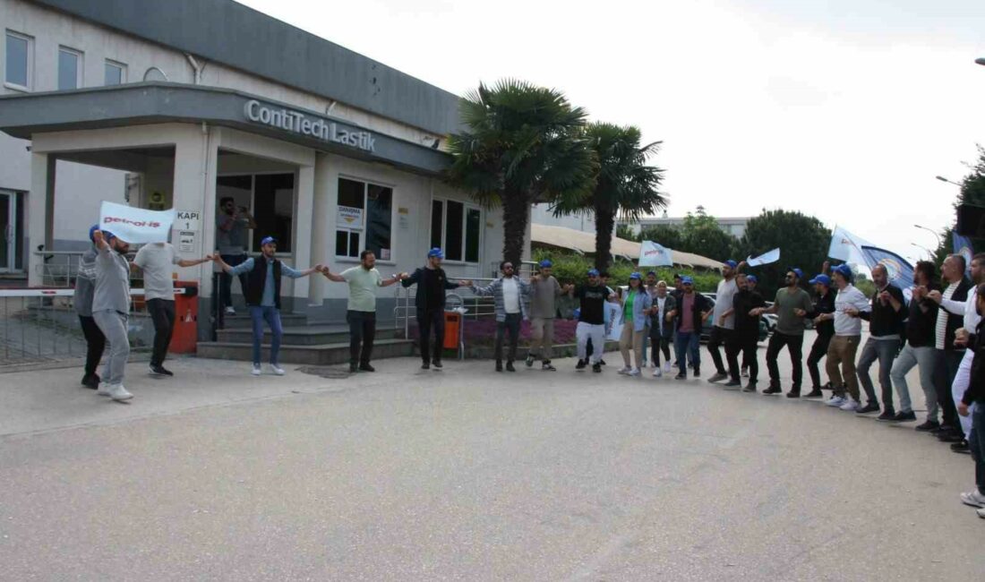 Contitech işçilerinden ‘keyfi işten çıkarma’ eylemi ARKADAŞLARININ İŞ SÖZLEŞMESİNDEKİ MÜEYYİDELER YERİNE, KEYFİ UYGULAMA SONUCU İŞTEN ÇIKARILDIĞINI