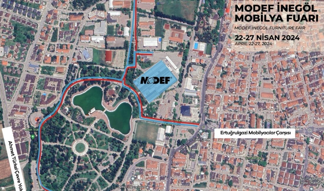İnegöl trafiğine MODEF düzenlemesi PAZARTESİ GÜNÜ BAŞLAYACAK 50. ULUSLARARASI İNEGÖL MOBİLYA FUARI ÖNCESİ FUAR