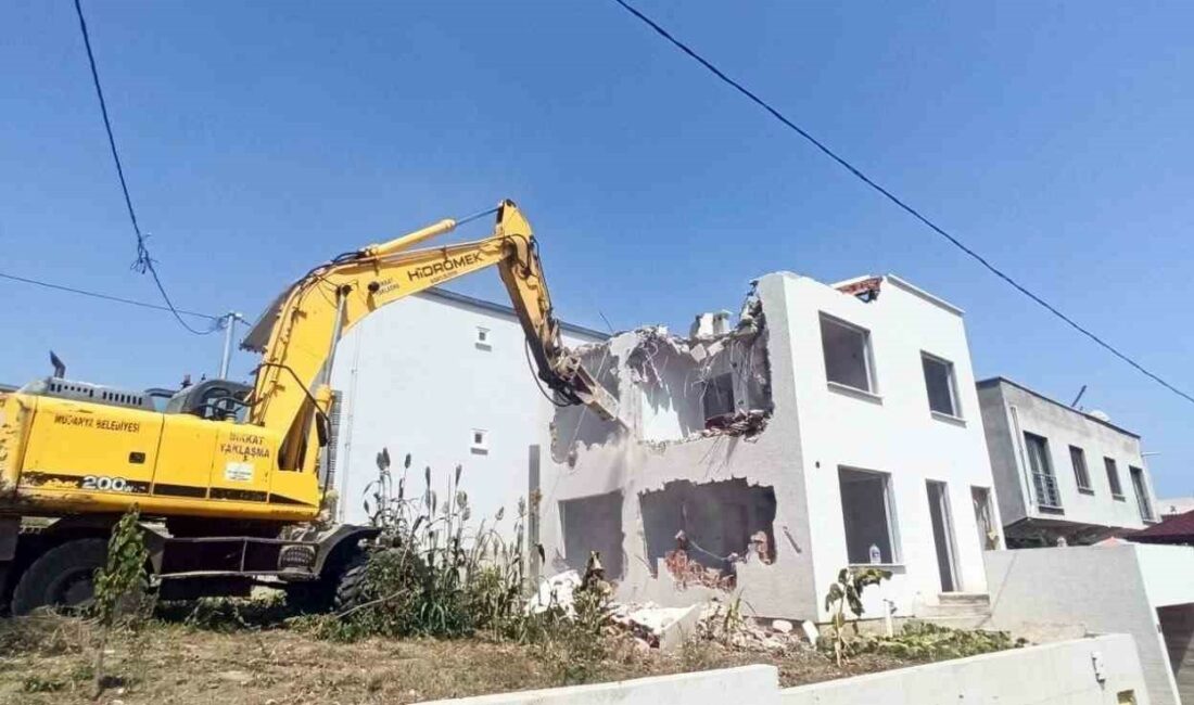 MUDANYA BELEDİYESİ'NİN KAÇAK YAPIYLA MÜCADELESİNDE EN ETKİN DÖNEMİNİ YAŞADI. 5