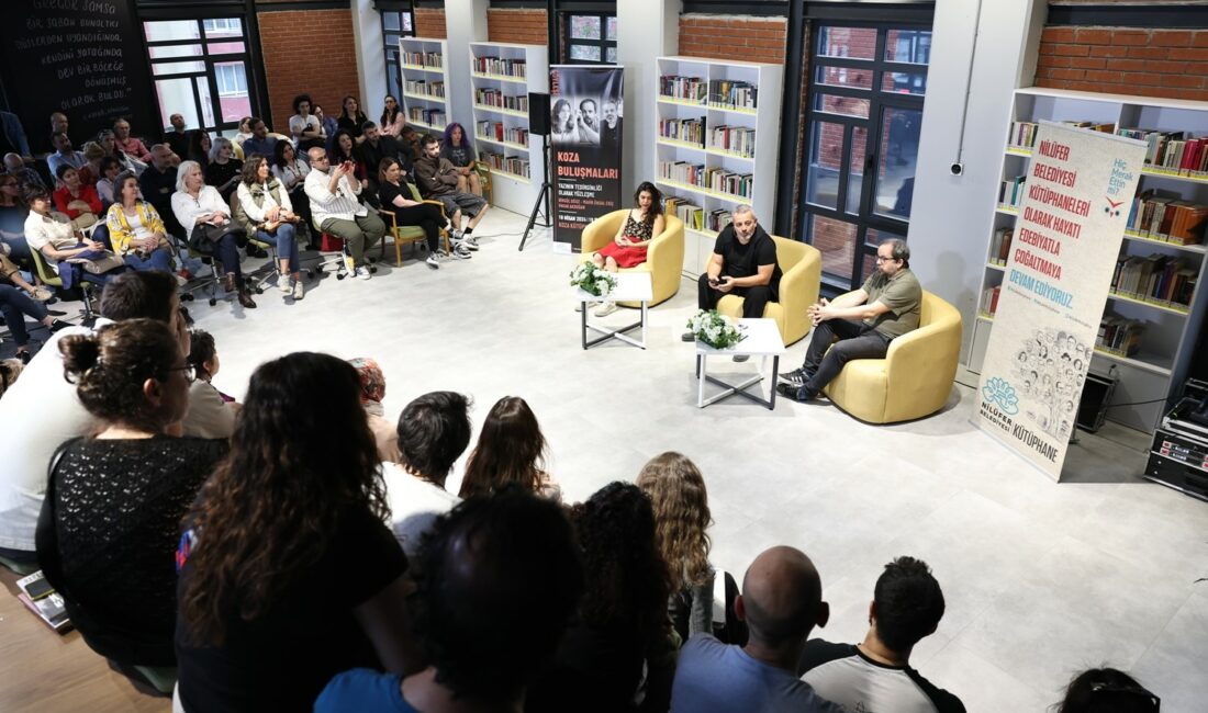 Nilüfer’de ‘Koza Buluşmaları’ başladı NİLÜFER BELEDİYESİ’NİN GEÇEN AY HİZMETE AÇTIĞI KOZA KÜTÜPHANE’DE DÜZENLENEN ‘KOZA
