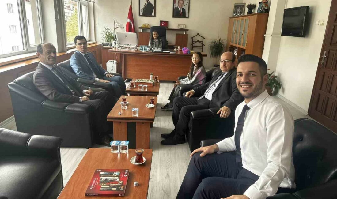 23 NİSAN ULUSAL EGEMENLİK VE ÇOCUK BAYRAMI ÇERÇEVESİNDE KAYMAKAMLIK MAKAMINA