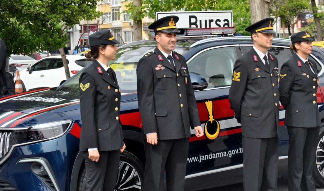 BURSA MUDANYA İLÇE JANDARMA KOMUTANLIĞI TÜRKİYE'NİN YERLİ OTOMOBİLİ OLAN TOGG