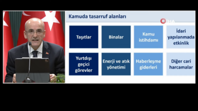 Cumhurbaşkanı Yardımcısı Cevdet Yılmaz ile Hazine ve Maliye Bakanı Mehmet