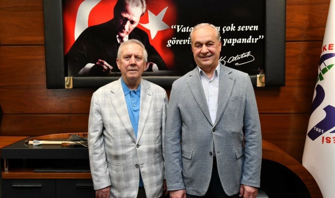 Aziz Yıldırım’dan, Başkan Şükrü Erdem’e ziyaret FENERBAHÇE SPOR KULÜBÜ BAŞKAN ADAYI AZİZ YILDIRIM, MUSTAFAKEMALPAŞA BELEDİYE BAŞKANI
