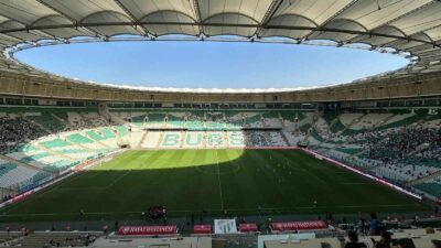 YÜZÜNCÜ YIL ATATÜRK STADYUMU'NDA OYNANACAK OLAN BURSASPOR-VANSPOR FK MÜCADELESİ SEYİRCİYE