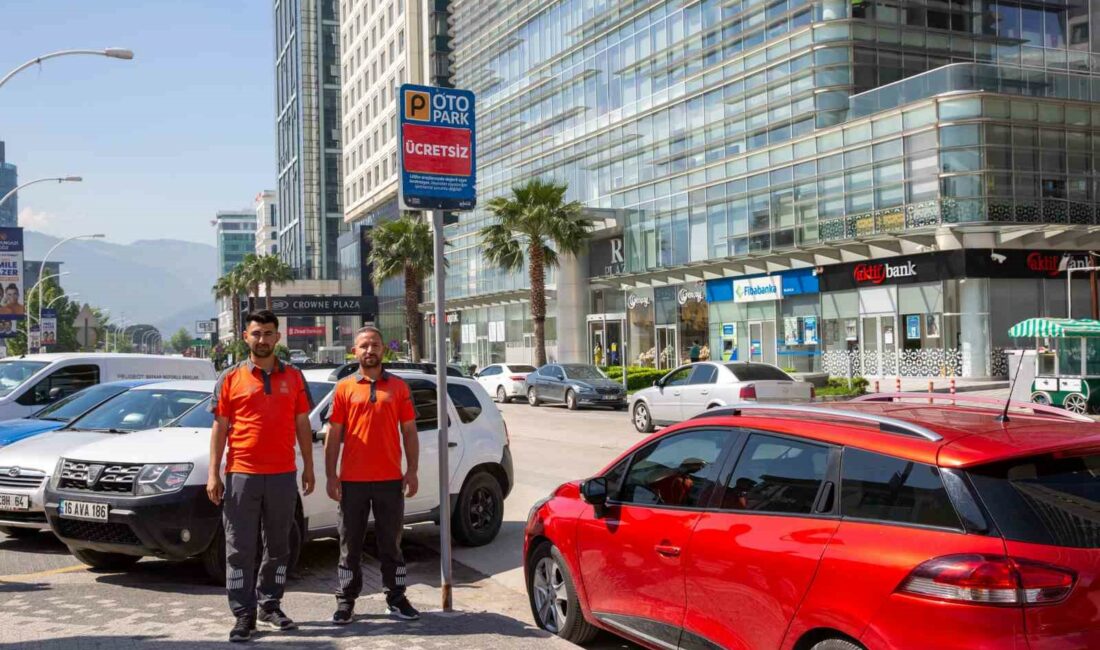 Büyükşehir ‘ücretsiz otopark’ alanlarında görev başında BURSA BÜYÜKŞEHİR BELEDİYE BAŞKANI MUSTAFA BOZBEY’İN TALİMATIYLA YÜRÜRLÜĞE ALINAN CADDE
