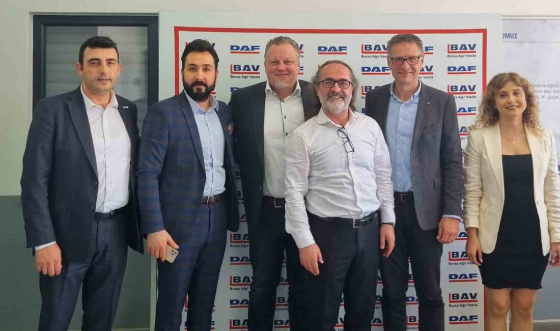 DAF TRUCKS VE DAF TRUCKS TÜRKİYE YETKİLİLERİ, BURSA AĞIR VASITA'YI