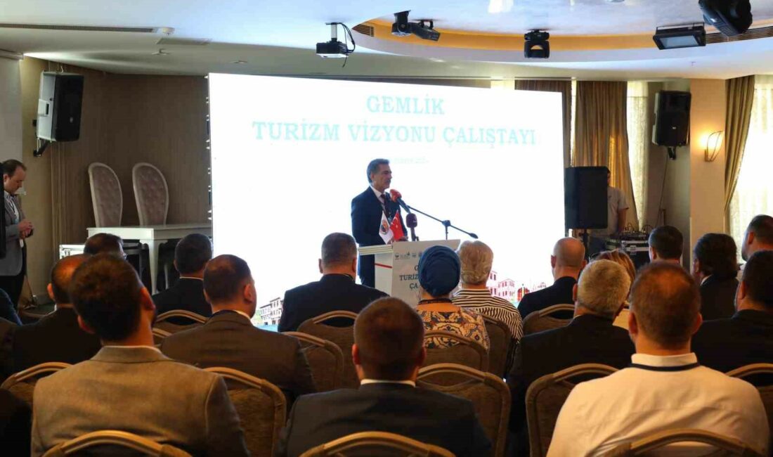 Gemlik’in turizm vizyonu masaya yatırıldı GEMLİK BELEDİYESİ ÖNCÜLÜĞÜNDE DÜZENLENEN “GEMLİK TURİZM VİZYONU ÇALIŞTAYI” GERÇEKLEŞTİ. ÇALIŞTAYDA,