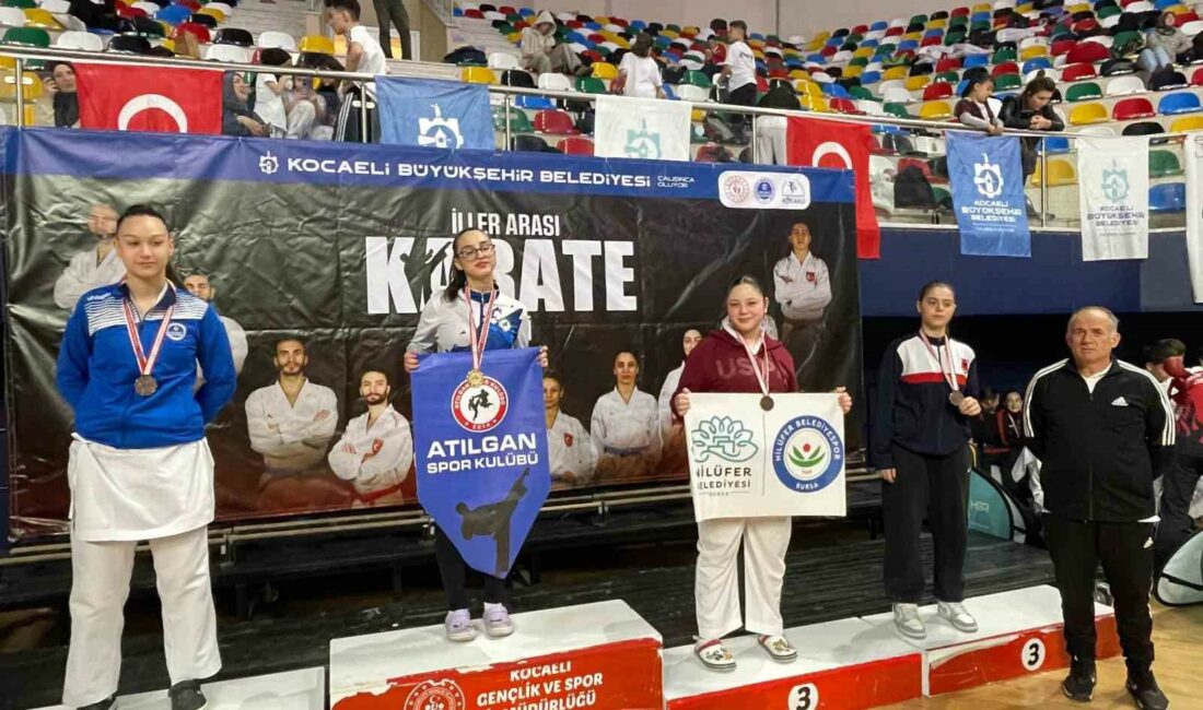 NİLÜFER BELEDİYESPOR KULÜBÜ’NÜN BAŞARILI KARATECİLERİ, KOCAELİ LİGİ 3. VE FİNAL