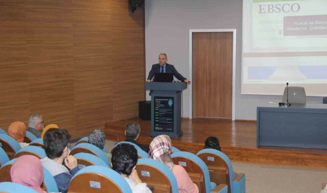 Merkez Kütüphane’de ’EBSCO Veritabanı Günü’ etkinliği BURSA ULUDAĞ ÜNİVERSİTESİ (BUÜ) PROF. DR. FUAT SEZGİN MERKEZ KÜTÜPHANESİ,