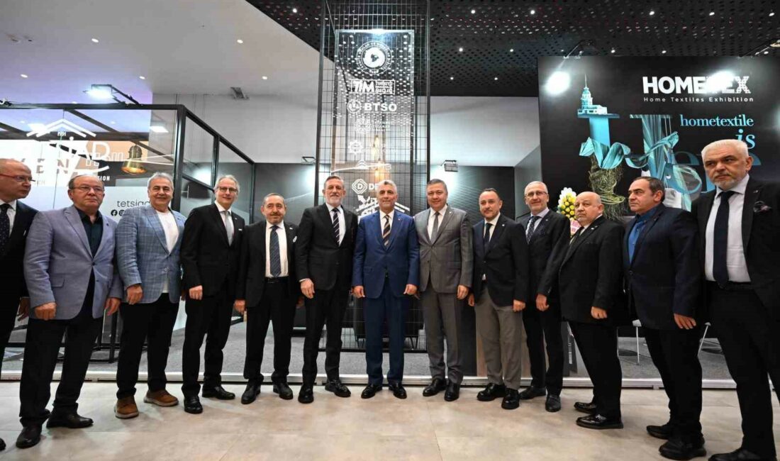 Ticaret Bakanı Ömer Bolat HOMETEX Fuarını ziyaret etti TİCARET BAKANI ÖMER BOLAT, DÜNYANIN EN BÜYÜK SEKTÖREL BULUŞMALARINDAN BİRİ