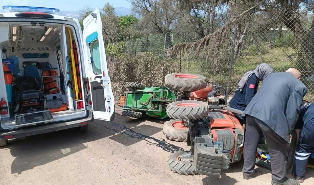 Bursa’da traktörün altında kalan sürücü ölümden döndü BURSA’NIN ORHANGAZİ İLÇESİNDE KONTROLDEN ÇIKAN TRAKTÖRÜN ALTINDA KALAN SÜRÜCÜ, YARALI
