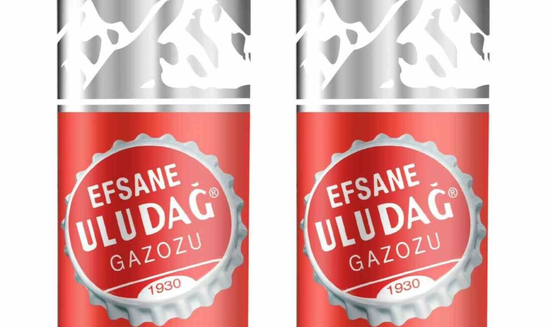 Yeni Uludağ kutu gazozlar İngilizce alt yazılı ULUDAĞ İÇECEK TÜRK, 1930 YILINDAN BERİ ORİJİNAL FORMÜLÜ İLE EFSANE