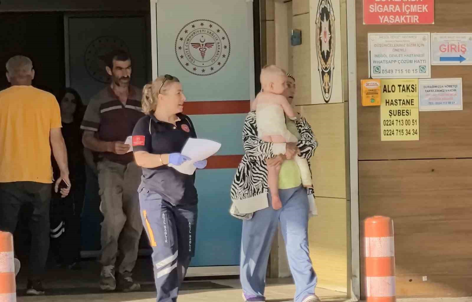 BURSA'NIN KESTEL İLÇESİNDE MEYDANA GELEN OLAYDA ÜZERİNE ÇAYDANLIKTAKİ KAYNAR SU