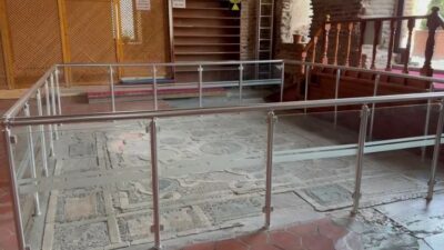 BURSA'NIN İZNİK İLÇESİNDE BULUNAN AYASOFYA CAMİSI’NDE (MÜZE) DÖNEMİN DÖRT İMPARATORUNUN