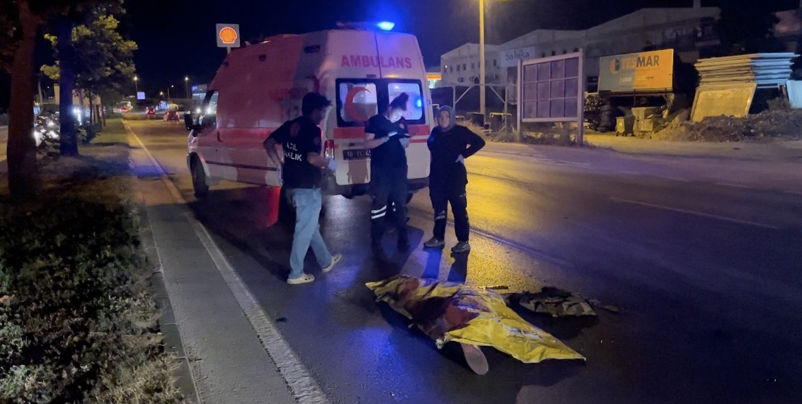 Bursa’nın Osmangazi ilçesinde, otomobilin çarptığı kişi öldü.